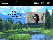 Tablet Screenshot of beta-mannan.com